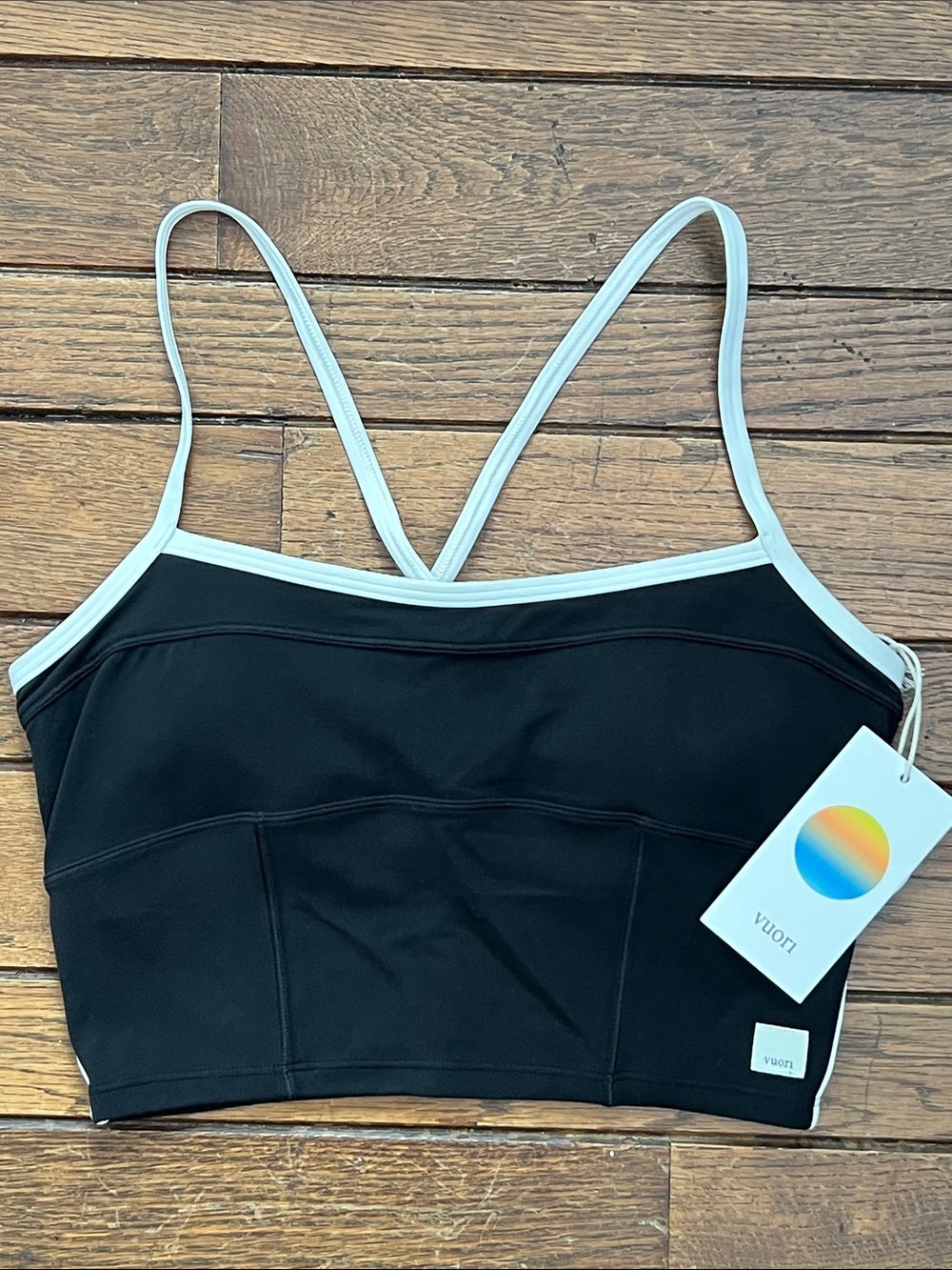 Vuori Black All The Feels Corset Tank Size XS New With Tags NWT - Picture 1 of 5